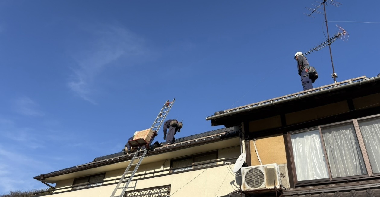和瓦へ太陽光モジュール取付福山市0様