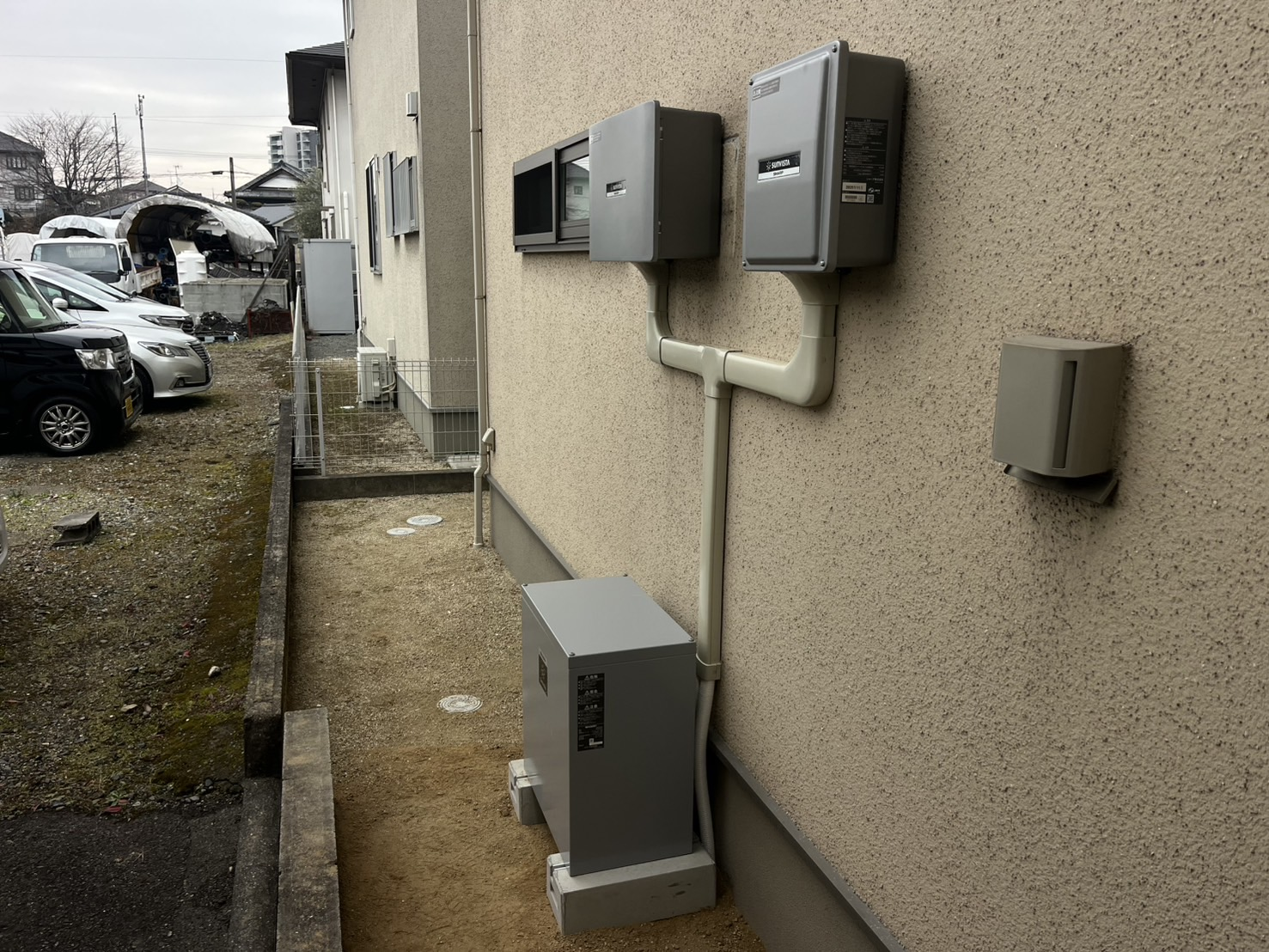 尾道市K邸へ蓄電池設置